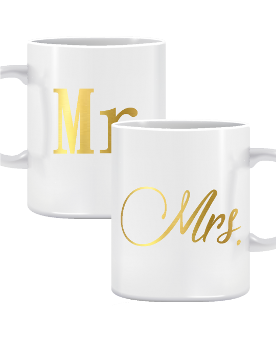 puodeliai Mr / Mrs